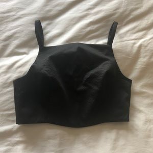 Topshop Square Neck Crop Top